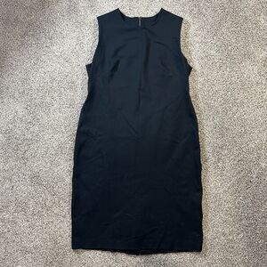 Spanx  The Perfect Sheath Dress XL Black Ponte Sleeveless Capsule Slimming LBD